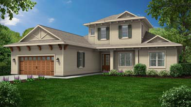 Cruz Bay at Brunswick Forest - front elevation 1