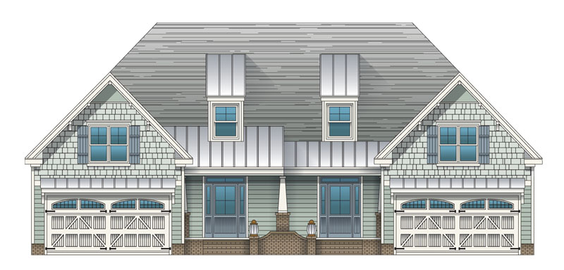 St. Thomas II at Brunswick Forest - front elevation 1